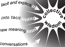 <a href='http://www.amazon.com/Catalytic-Conversations-Organizational-Communication-Innovation/dp/0765612801' target='_blank'><em>Catalytic Conversations</em></a> is a book on organizational learning and knowledge creation, group dynamics and conflict resolution. It presents a combination of theories and blueprints for businesses to help them become more productive and profitable.<br><br>
								I was commissioned to create a series of black and white illustrations for the book. The task of translating complex ideas into images that clarify the core meaning of highly theoretical verbal narrative turned to be a challenge that I really enjoyed.<br><br>
								The book author was extremely pleased with my illustrations: "Your contributions to this book bring the words to life."
